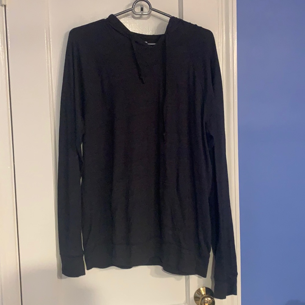 Public Opinion Dark Lightweight Hoodie Size M